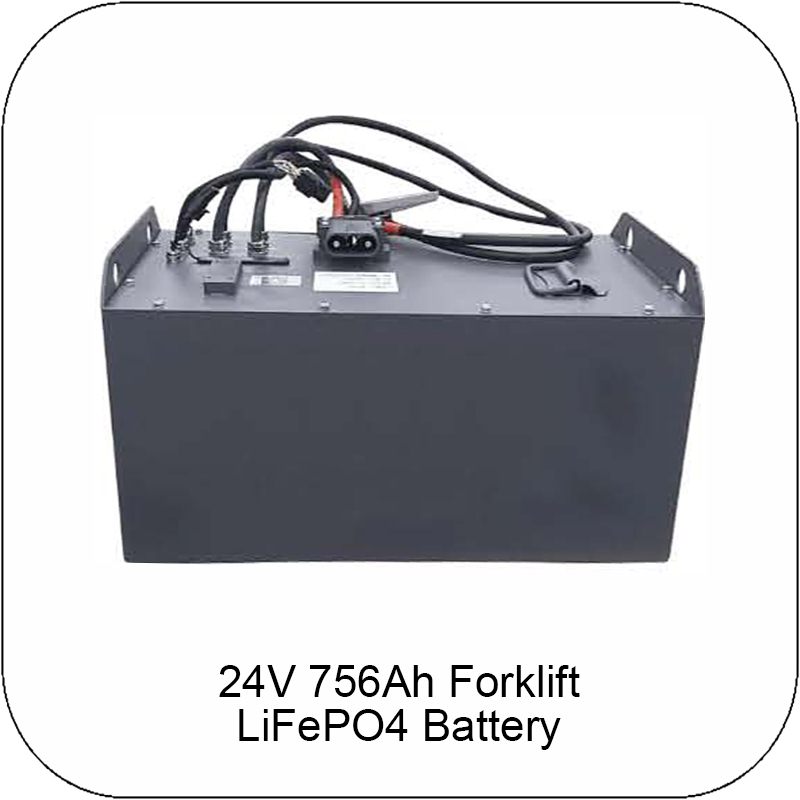 24V 756Ah LiFePO4 Forklift battery