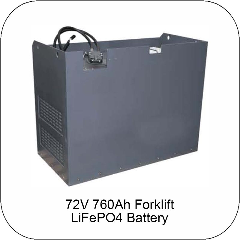 72V 760Ah LiFePO4 Forklift battery