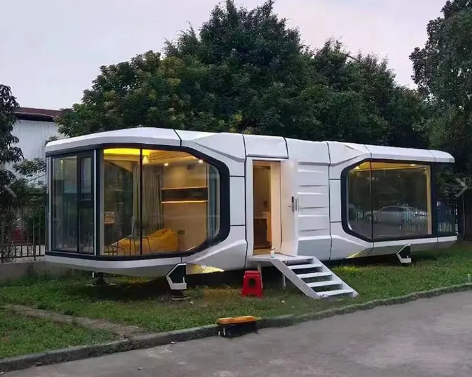 Capsule House bed hotel cabin camping capsule prefab modular house Cruiser Cabin container home Mobile tiny Capsule House