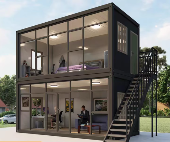 20ft 40 ft factory built  shipping container home 