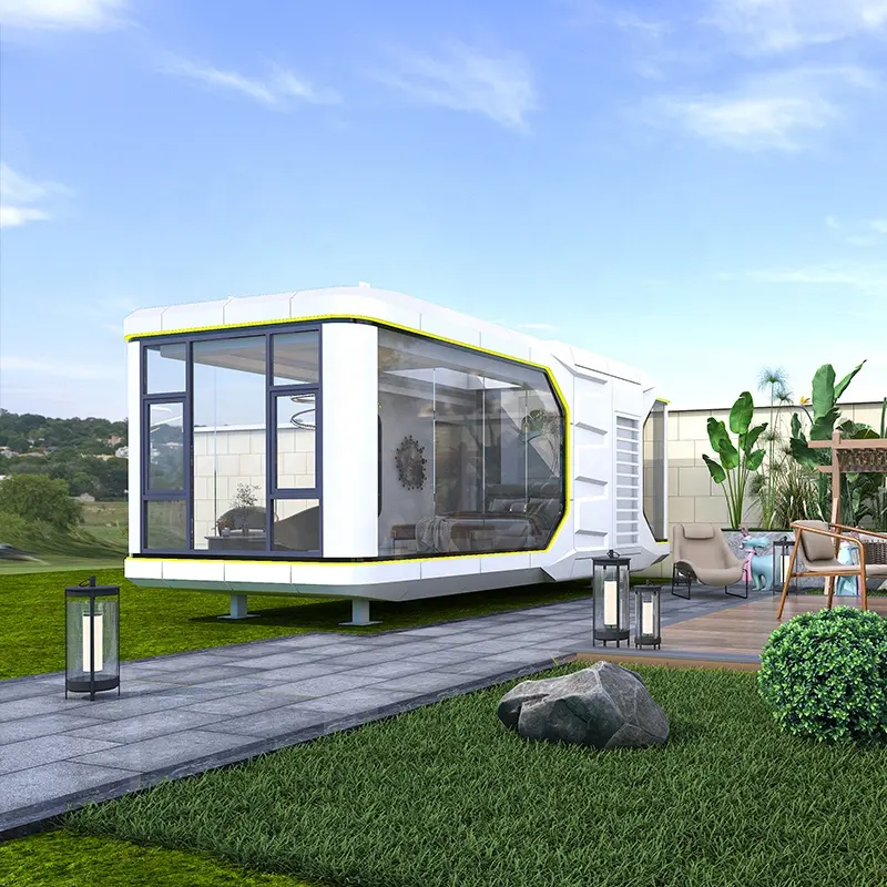 Factory built Prefabricated Space Capsule Prefabricated Building Houses Space Capsule House Prefabricated House Villa assembled ready